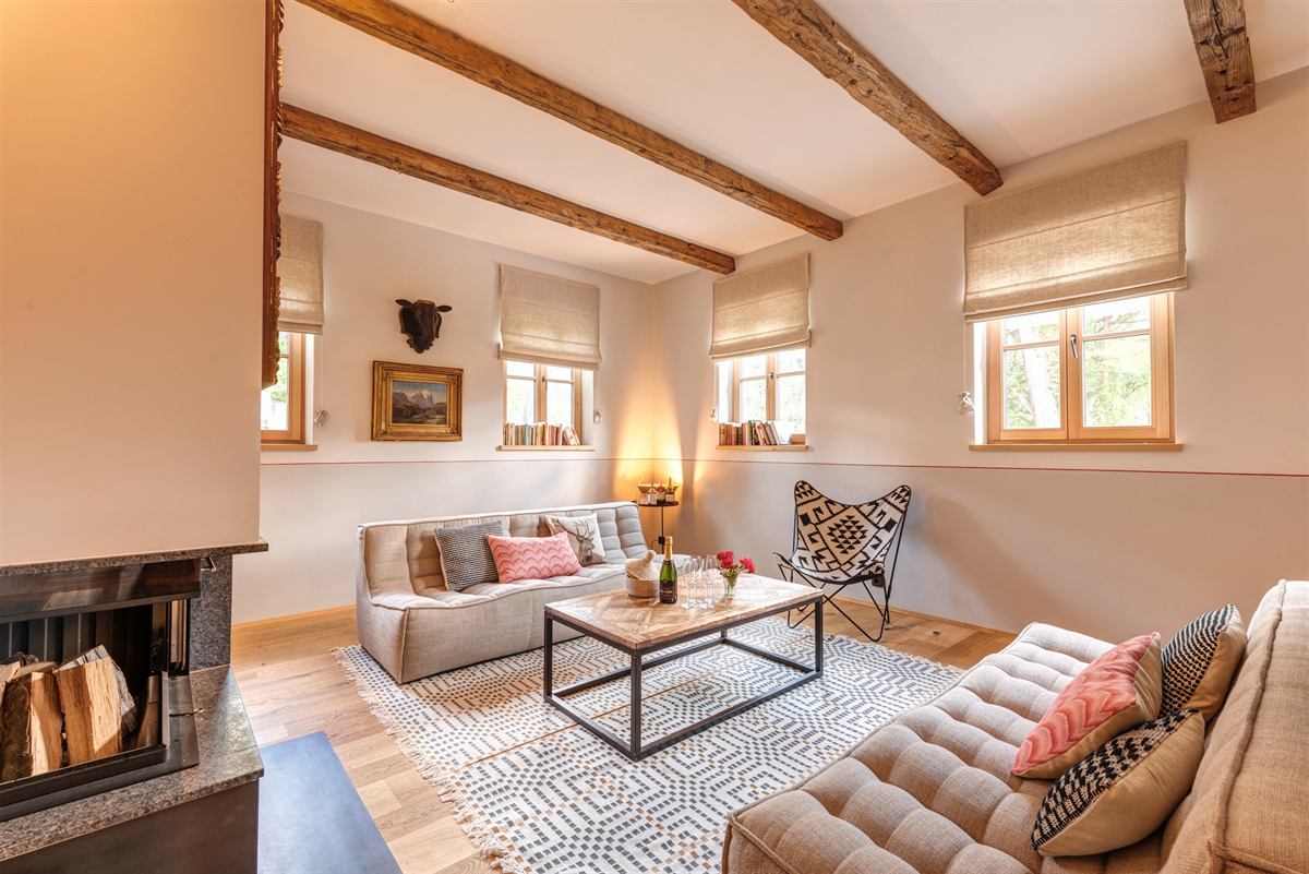 Chalet Silver Fox – living room of apartment 1